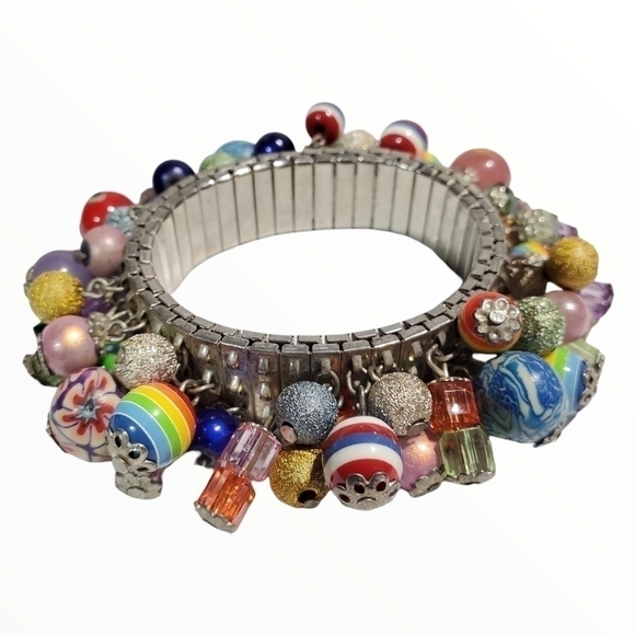 Vintage stretch Cha-cha bracelet - Picture 2 of 11